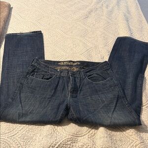 Affliction men’s Dark Blue Boot Cut Jeans